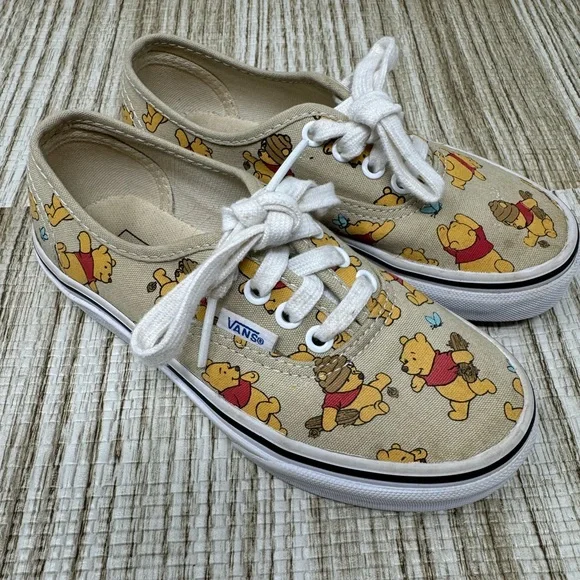 HOT Baby Winnie The Pooh Vans Slip Ons Vans Shoes Winnie